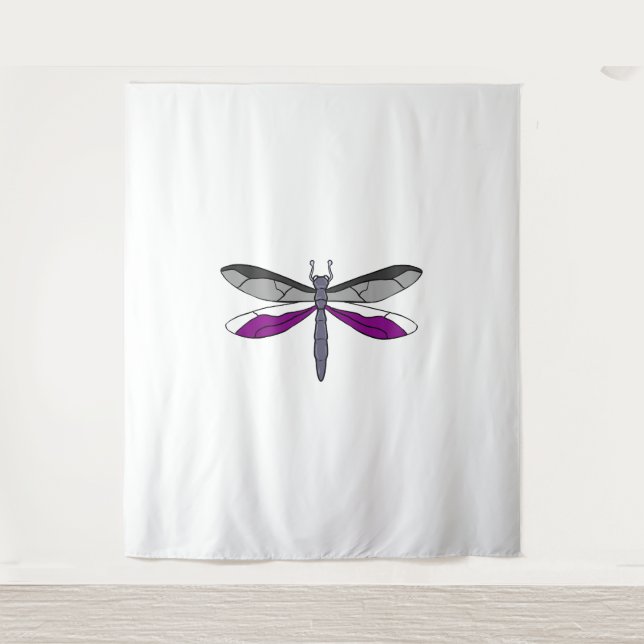 Ace Pride Dragonfly Tapestry (Front)