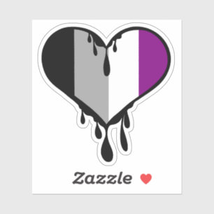 Ace Pride Dripping Heart