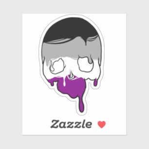 Ace Pride Dripping Skull