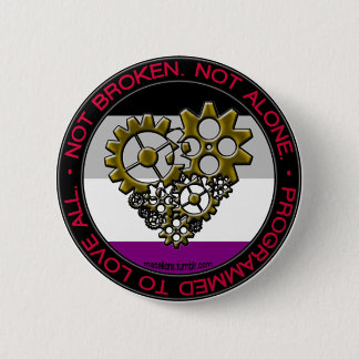 Ace Robot Pride - Small 6 Cm Round Badge
