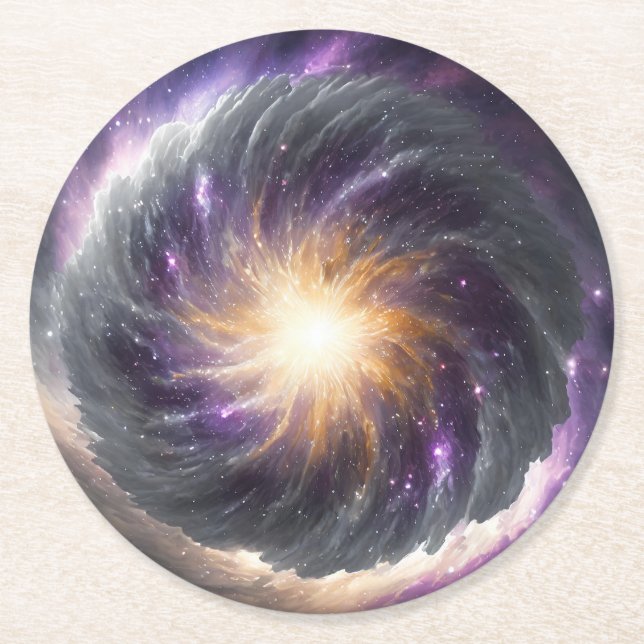 Ace Supernova - Round paper boxes Coaster (Front)
