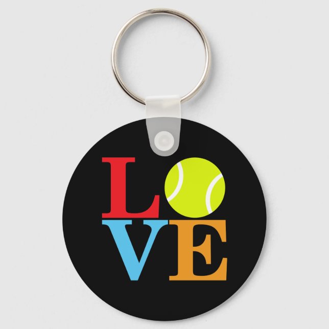 Ace Tennis LOVE Key Ring (Front)