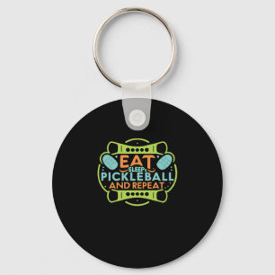 Ace the Court with Pickleball   Key Ring