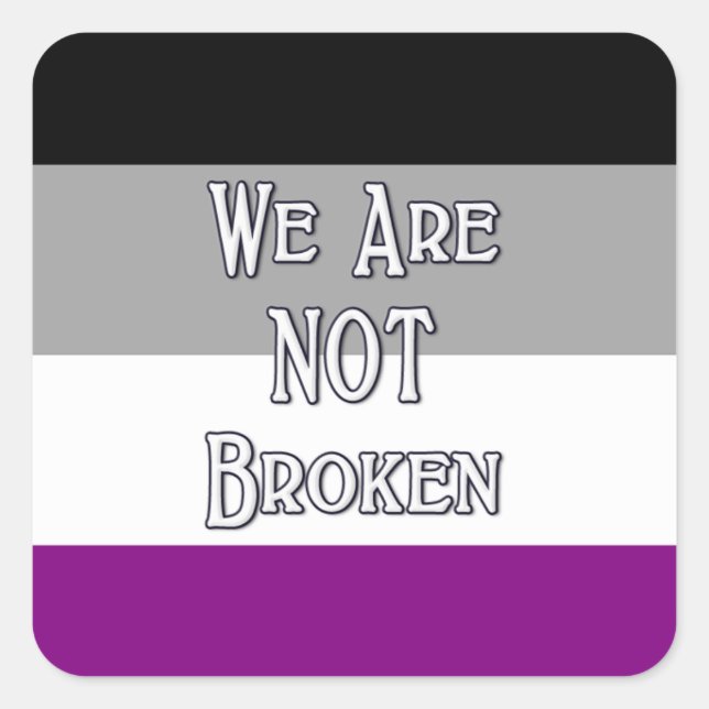 Ace We Are... Square Sticker (Front)