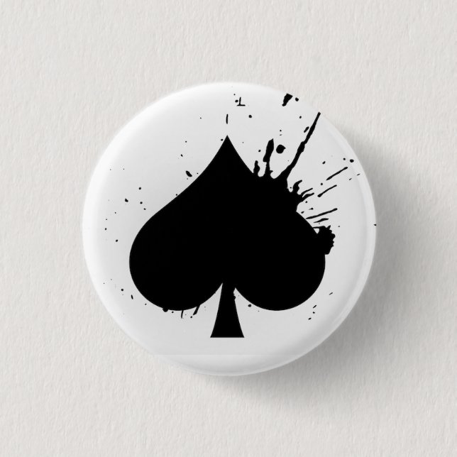 Aced it! golf ball markers 3 cm round badge (Front)