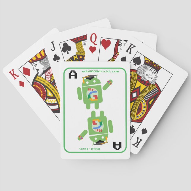 ACEd Tech Mr.G Playing Cards (Back)