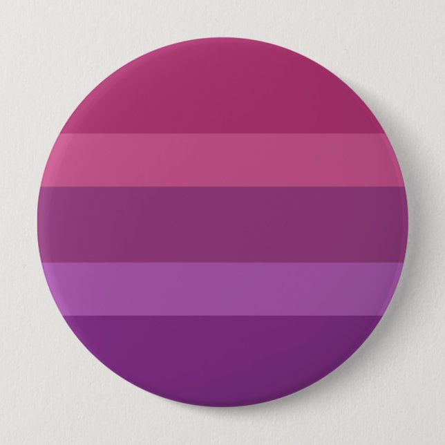 Aceflux Pride Flag 10 Cm Round Badge (Front)
