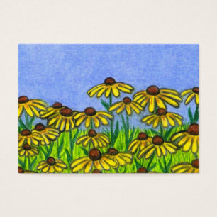 Aceo Art Card ~ Black-eyed Susans Flowers