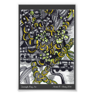 ACEO Ring Art in Ink by Ariana R. Cherry Photo Print