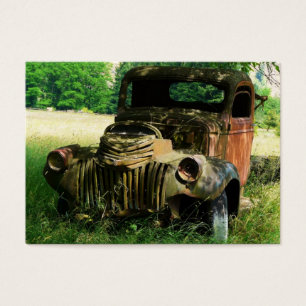 ACEO Rusty old Farm Truck Photo