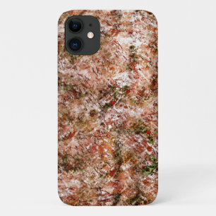 Acer forest under cotton or rock under red ground iPhone 11 case