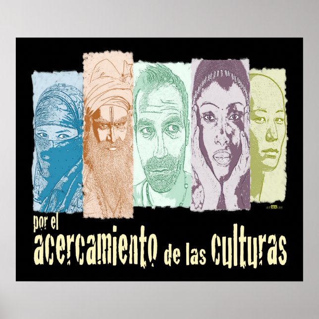 Acercamiento de las culturas. poster (Front)