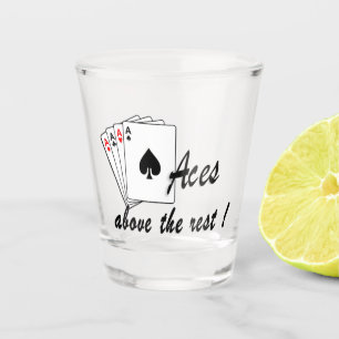 Aces Above the Rest Glass