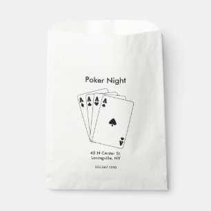 Aces Cards Favour Bag