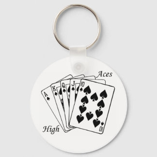 Aces High Keychain