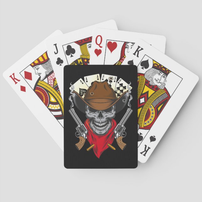 Aces N Eights Dead Man's Hand Playing Cards (Back)