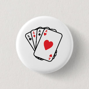 Aces Simple Logo Pin