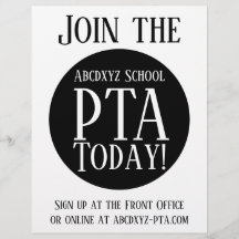 Aceserif PTA Flyer
