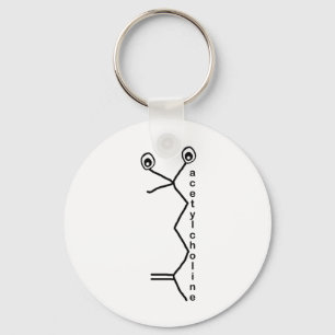 Acetylcholine Neurotransmitter Key Ring