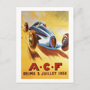 ACF Reims 3 Juillet 1938 Postcard