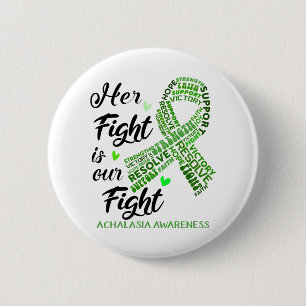 Achalasia Awareness Month Ribbon Gifts 6 Cm Round Badge