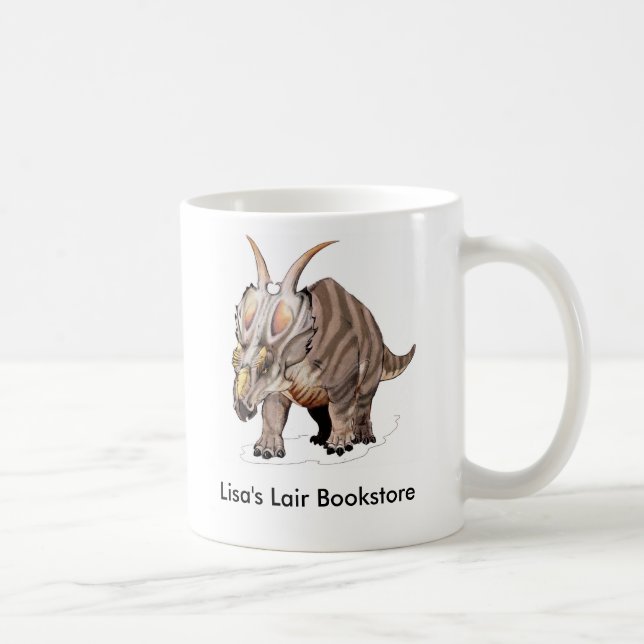 Achelousaurus - Cretaceous Dinosaur Promo Coffee Mug (Right)