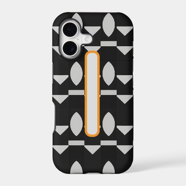 Achempong Vibrant Orange Accent Noir Luxury Design (Back)