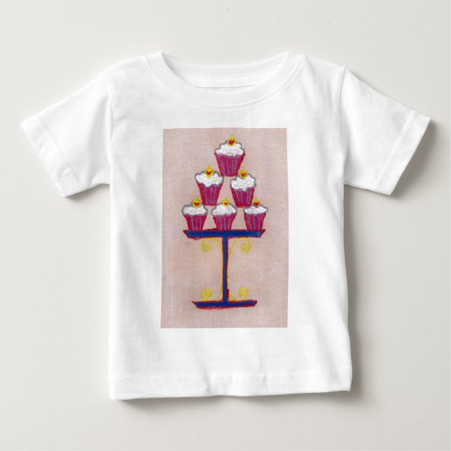 Achempong's Artful Inspirational Cupcake Couture Baby T-Shirt (Front)