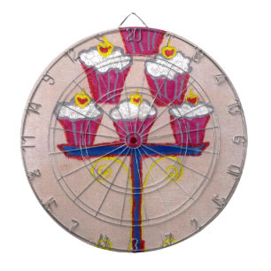 Achempong's Artful Inspirational Cupcake Couture Dartboard