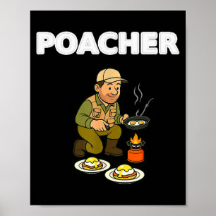 Acher Fishing Tee Fishing Gift Hunting Gift Funny  Poster