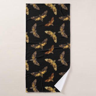 Acherontia Lachesis - Death's-head Hawkmoth Bath Towel