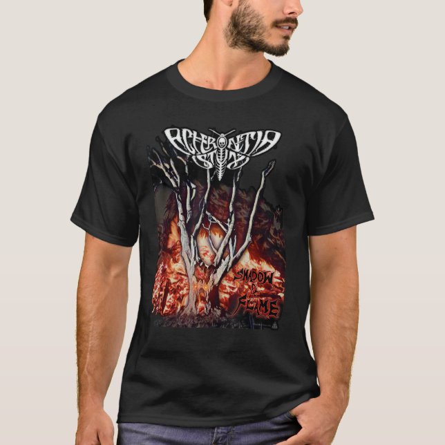 Acherontia Styx Shadow & Flame T-Shirt (Front)