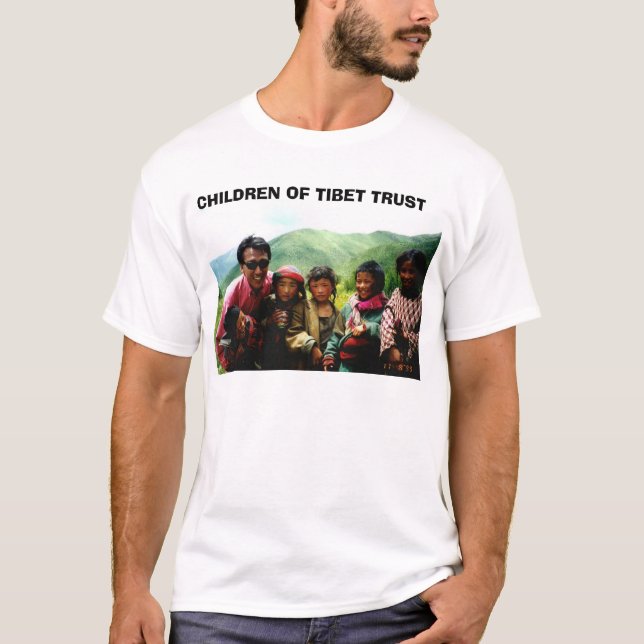 achi&kids3, CHILDREN OF TIBET TRUST T-Shirt (Front)
