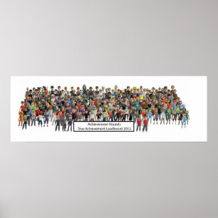 Achievement Hounds 2012 TA Leaderboard Poster