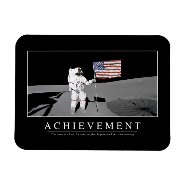 Achievement: Inspirational Quote Magnet (Horizontal)