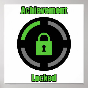Achievement Locked Poster