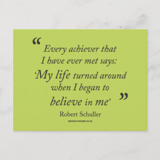'Achievement Quote' Postcard