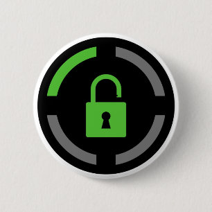 Achievement Unlocked 6 Cm Round Badge