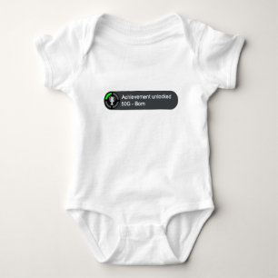 Achievement Unlocked - Born Baby Bodysuit