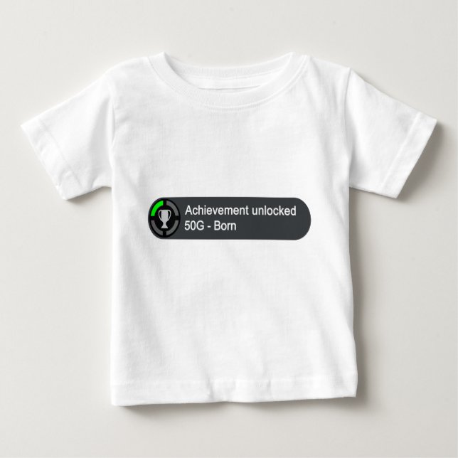 Achievement Unlocked - Born Baby T-Shirt (Front)