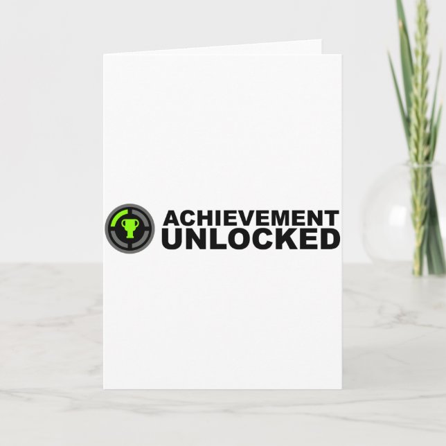 Achievement Unlocked Card (Front)