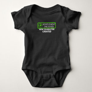 Achievement Unlocked - New Character Created Baby Bodysuit