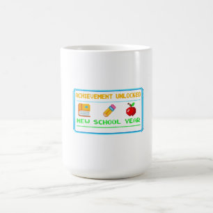 Achievement Unlocked: New School Year Retro Game Coffee Mug