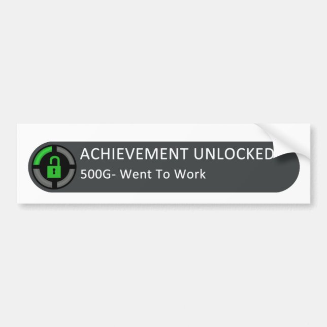 Achievement Unlocked Sticker (Front)