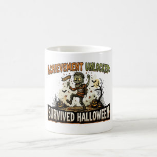 Achievement Unlocked Survived Halloween Coffee Mug