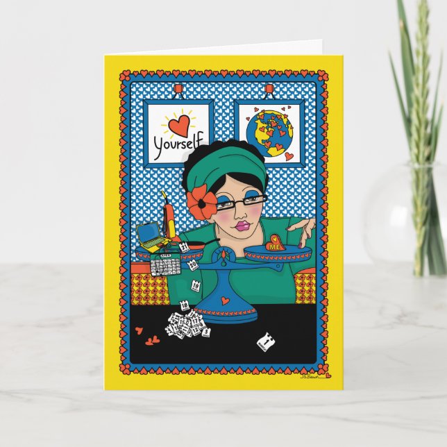 Achieving Balance_B_Greeting Card (Front)