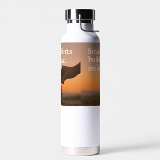 Achieving Greatness One Step at a Time   Water Bottle