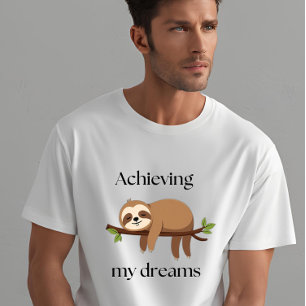 ACHIEVING MY DREAMS Beach Summer Vacation Fashion T-Shirt