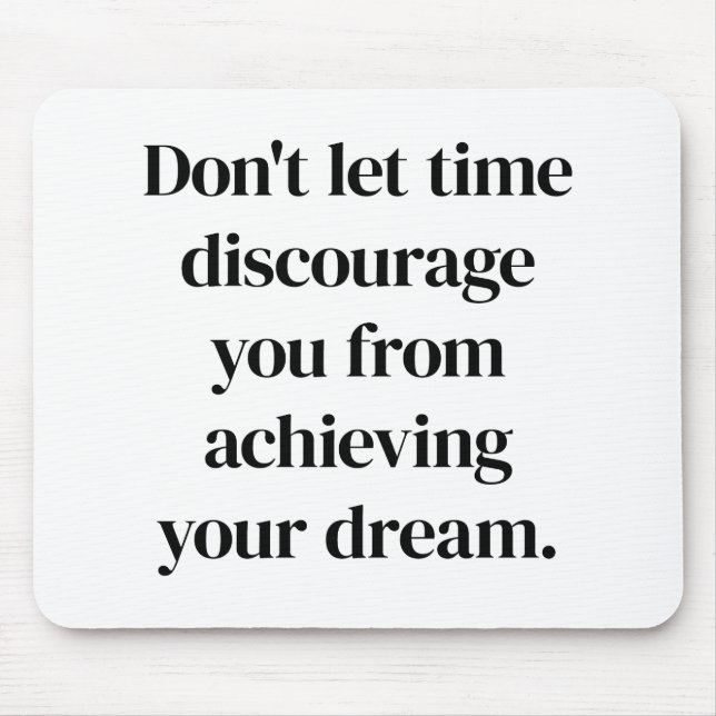 Achieving Your Dream Mouse Pad (Front)
