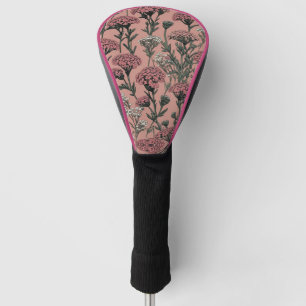 Achillea Desert Eve Deep Rose pattern Golf Head Cover